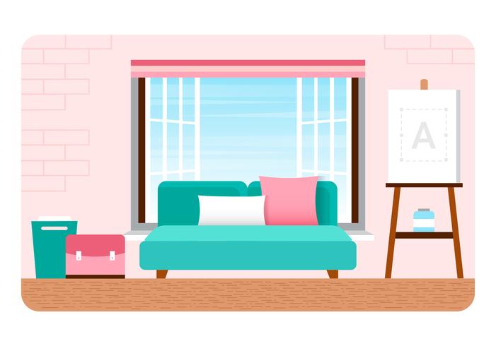 Vector Livingroom Illustration