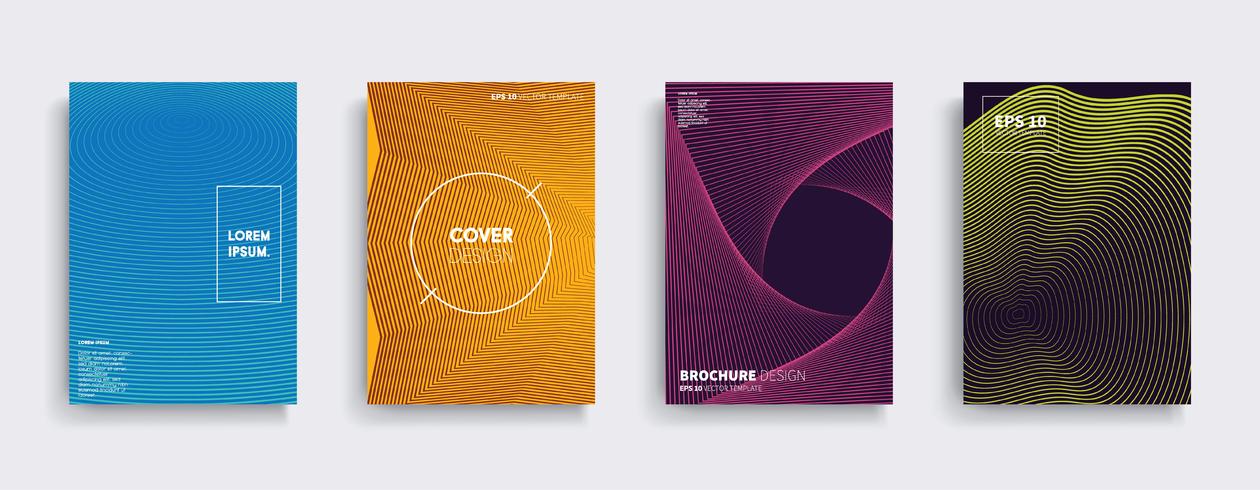 Minimal Vector cover designs. Future Poster template.