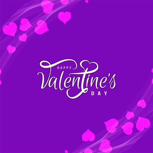 Happy Valentine's day love background vector