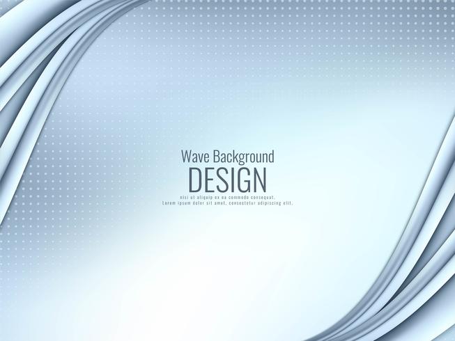 Abstract stylish wavy background vector