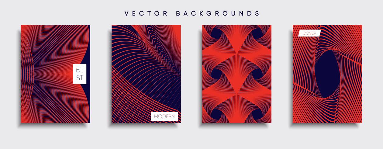 Minimal Vector cover designs. Future Poster template.