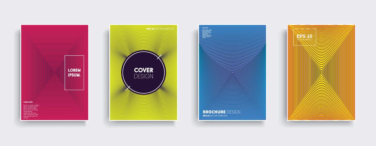 Minimal Vector cover designs. Future Poster template.