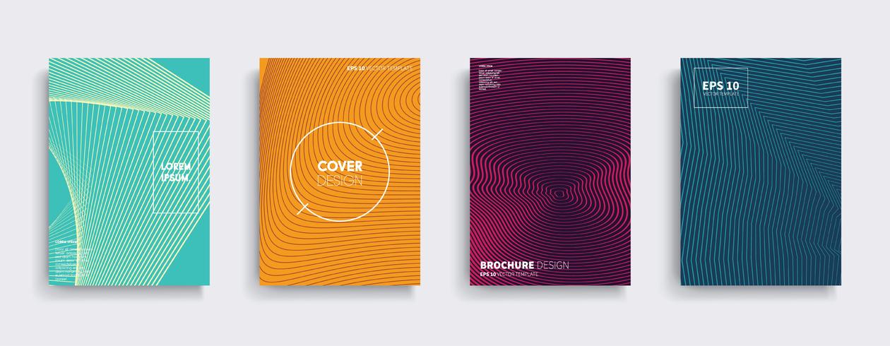 Minimal Vector cover designs. Future Poster template.