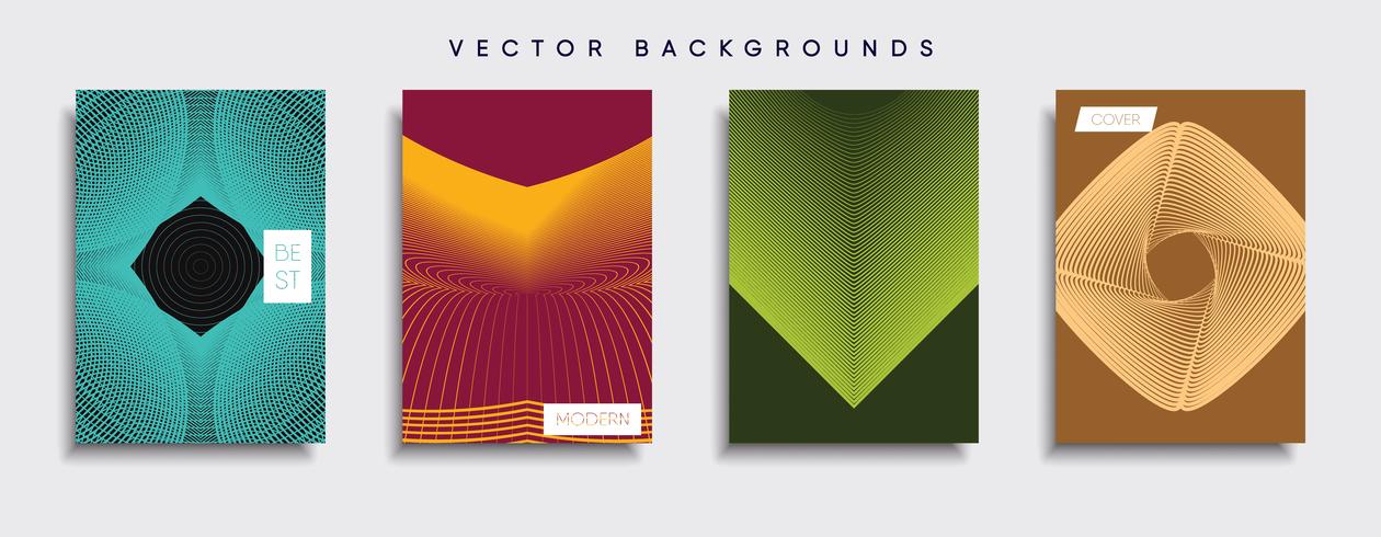 Minimal Vector cover designs. Future Poster template.