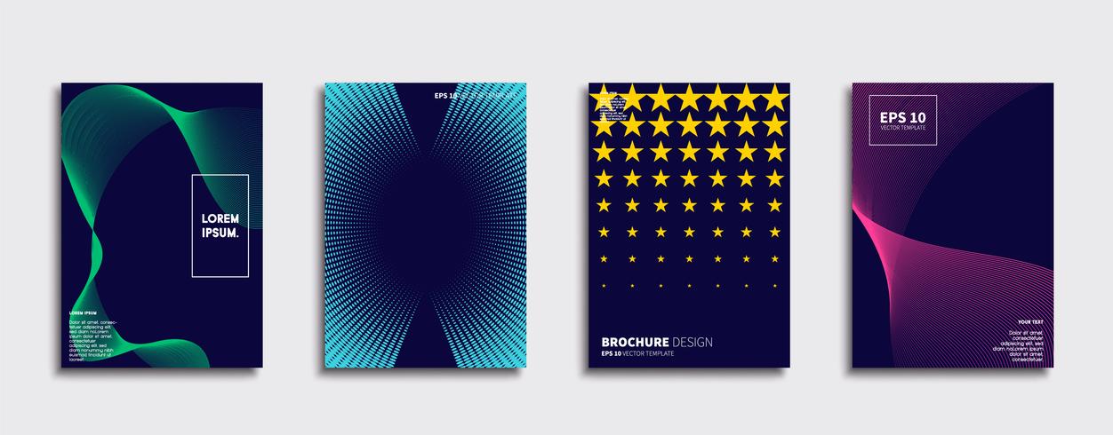 Minimal Vector cover designs. Future Poster template.