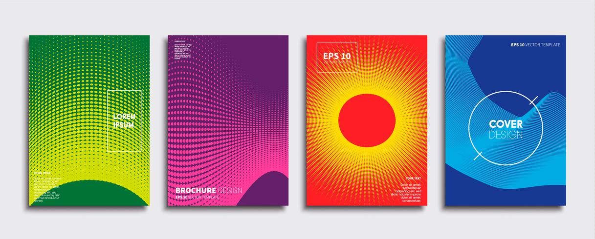 Minimal Vector cover designs. Future Poster template. 281562 Vector Art ...