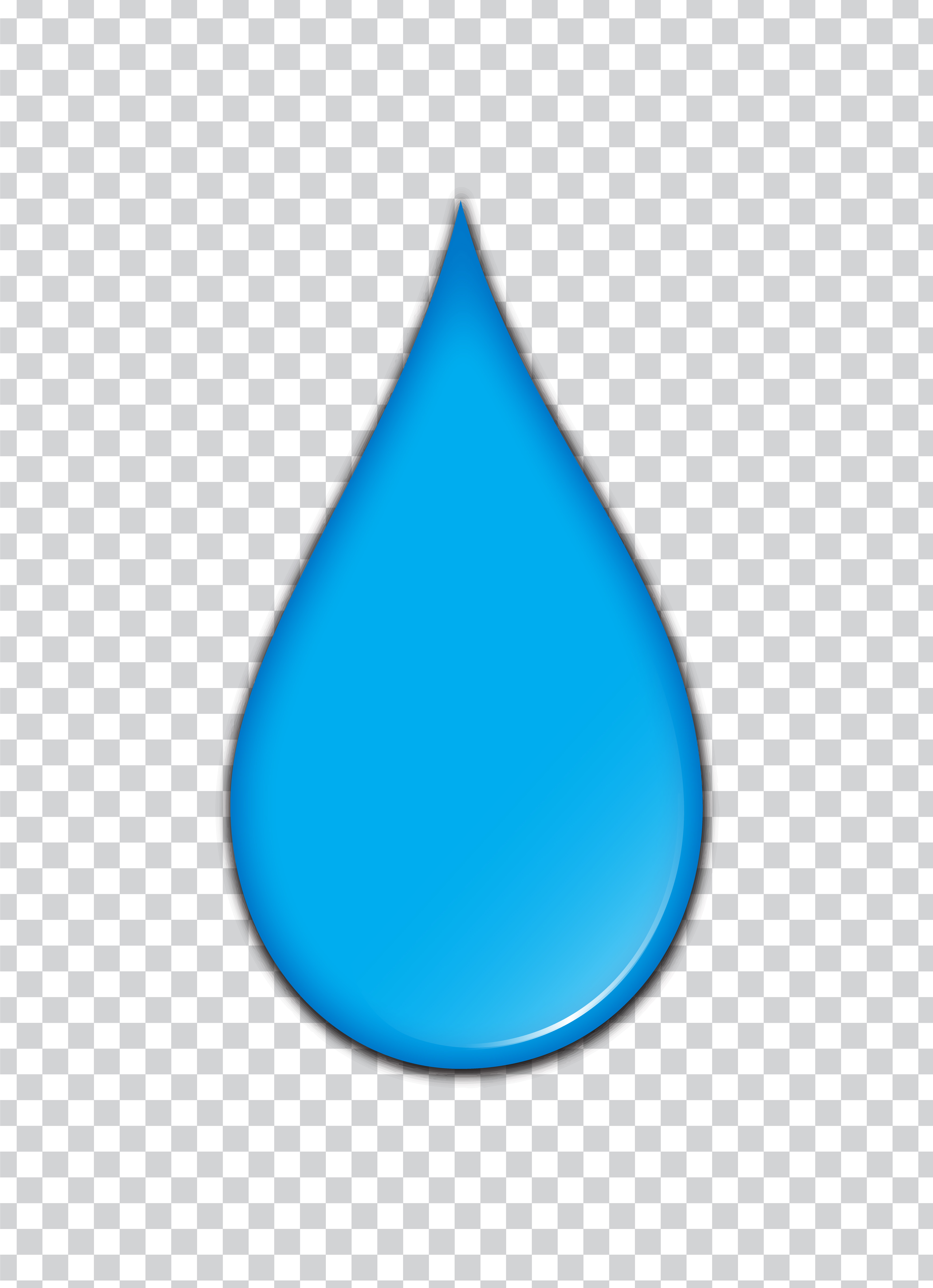 Blue paint splash with transparency background. Vector illustration