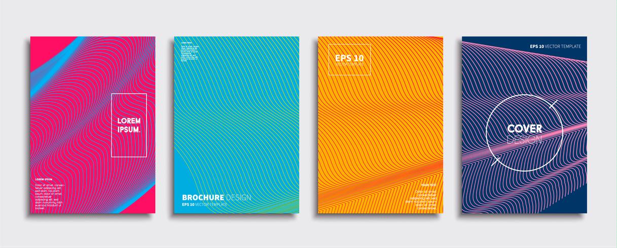 Minimal Vector cover designs. Future Poster template.