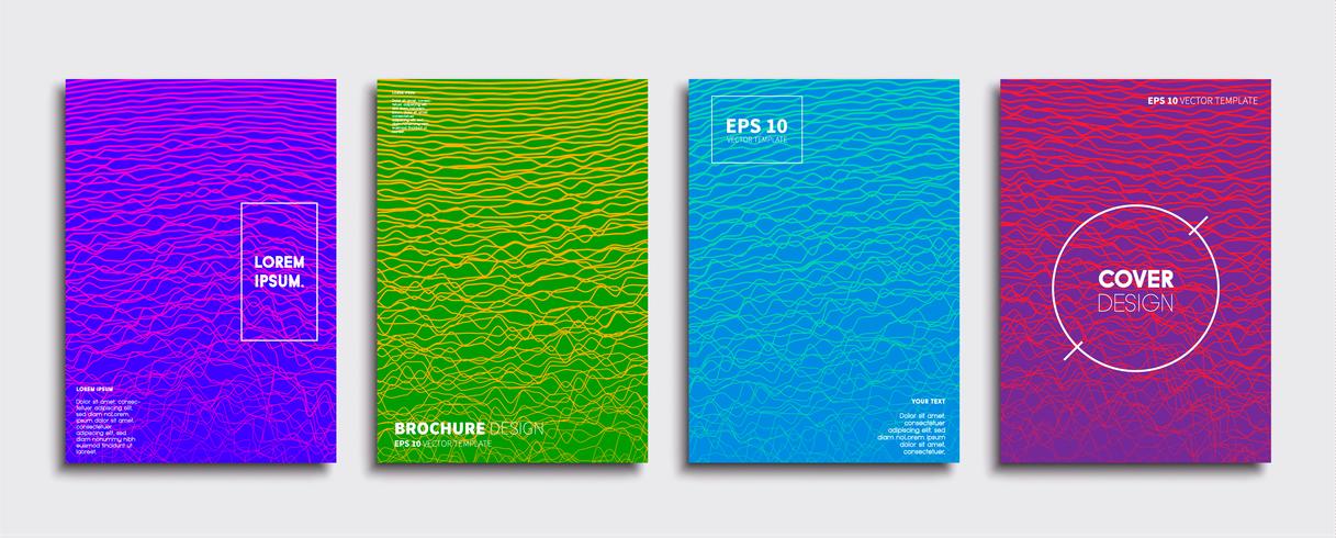 Minimal Vector cover designs. Future Poster template.