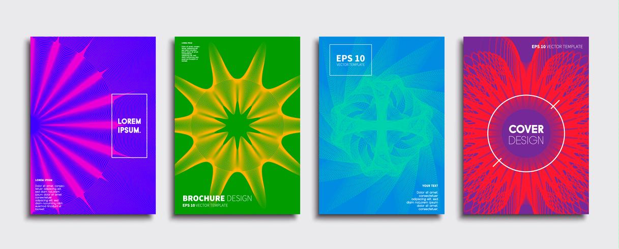 Minimal Vector cover designs. Future Poster template.