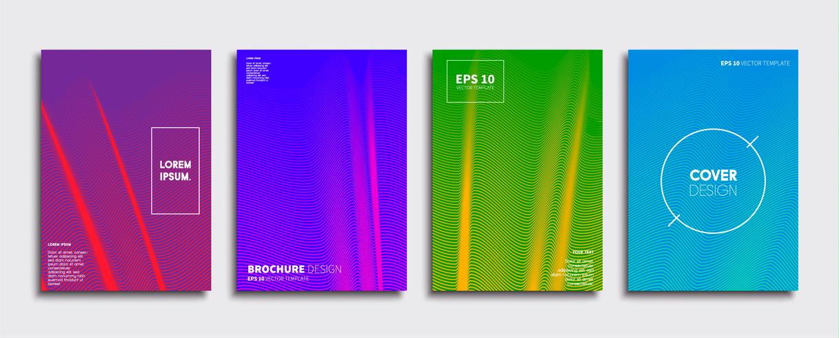 Minimal Vector cover designs. Future Poster template.