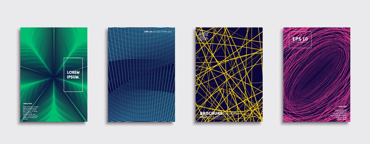 Minimal Vector cover designs. Future Poster template.