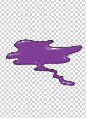 vector purple splash with transparency background