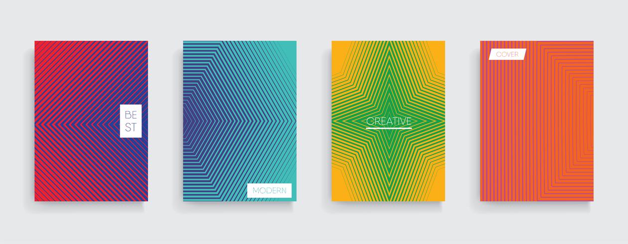 Minimal Vector cover designs. Future Poster template.