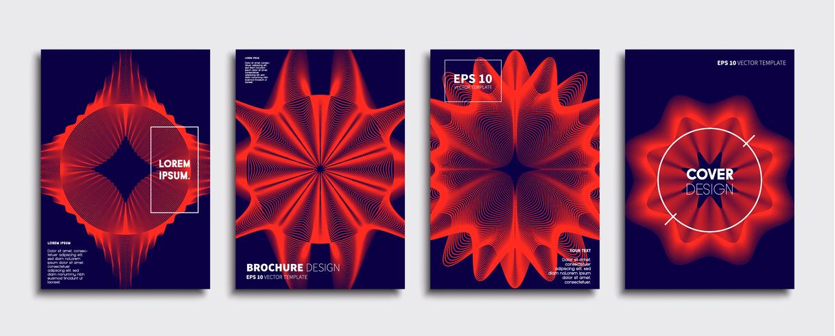 Minimal Vector cover designs. Future Poster template.