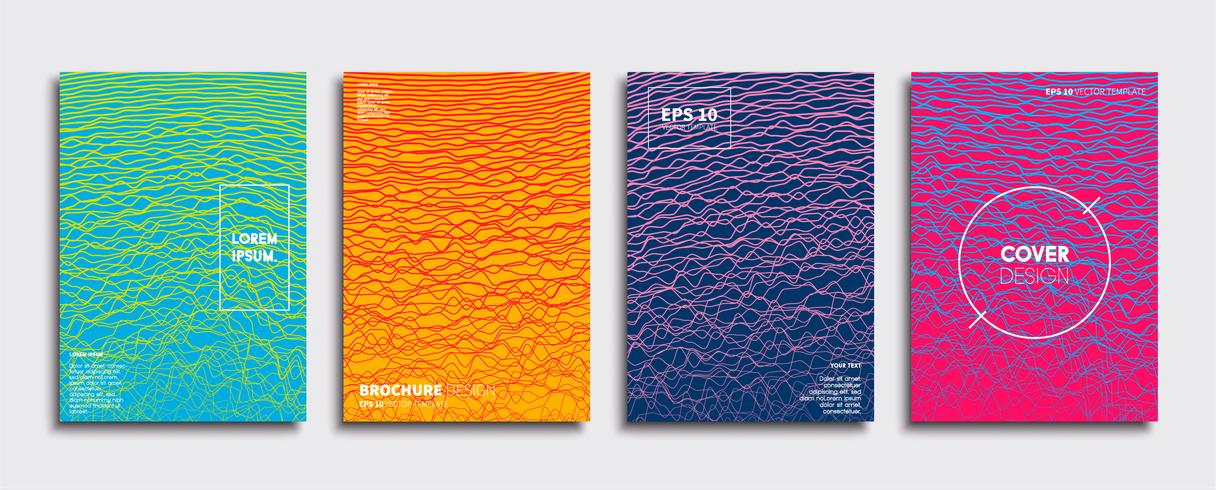 Minimal Vector cover designs. Future Poster template.