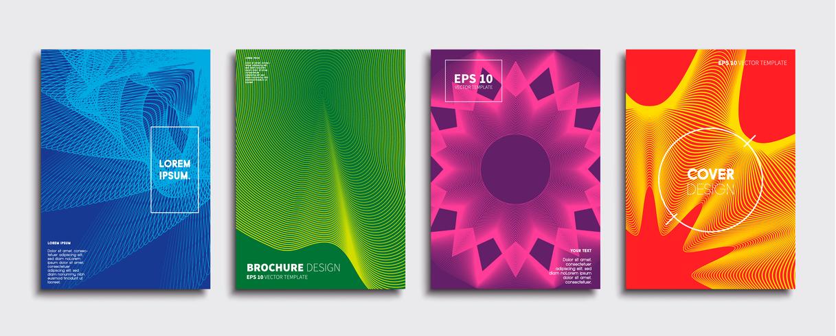 Minimal Vector cover designs. Future Poster template.