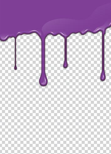 vector purple splash with transparency background