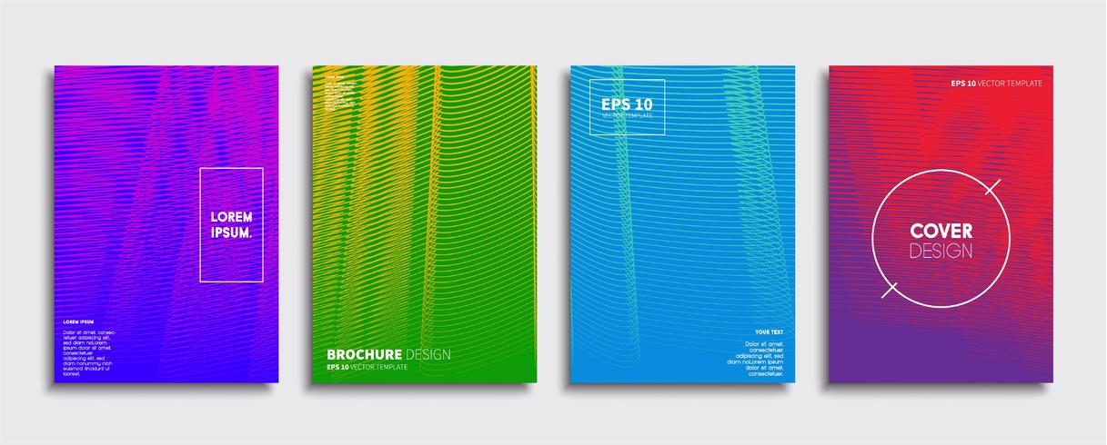 Minimal Vector cover designs. Future Poster template.