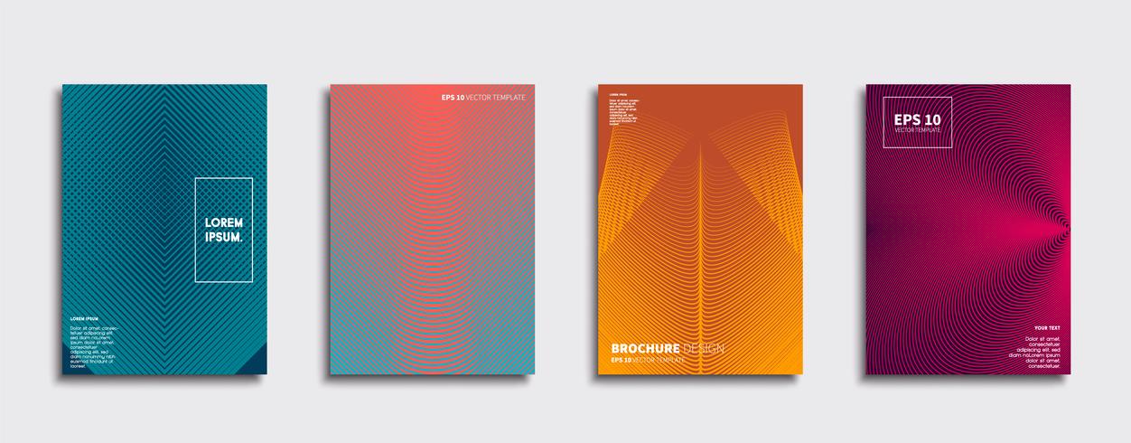 Minimal Vector cover designs. Future Poster template.