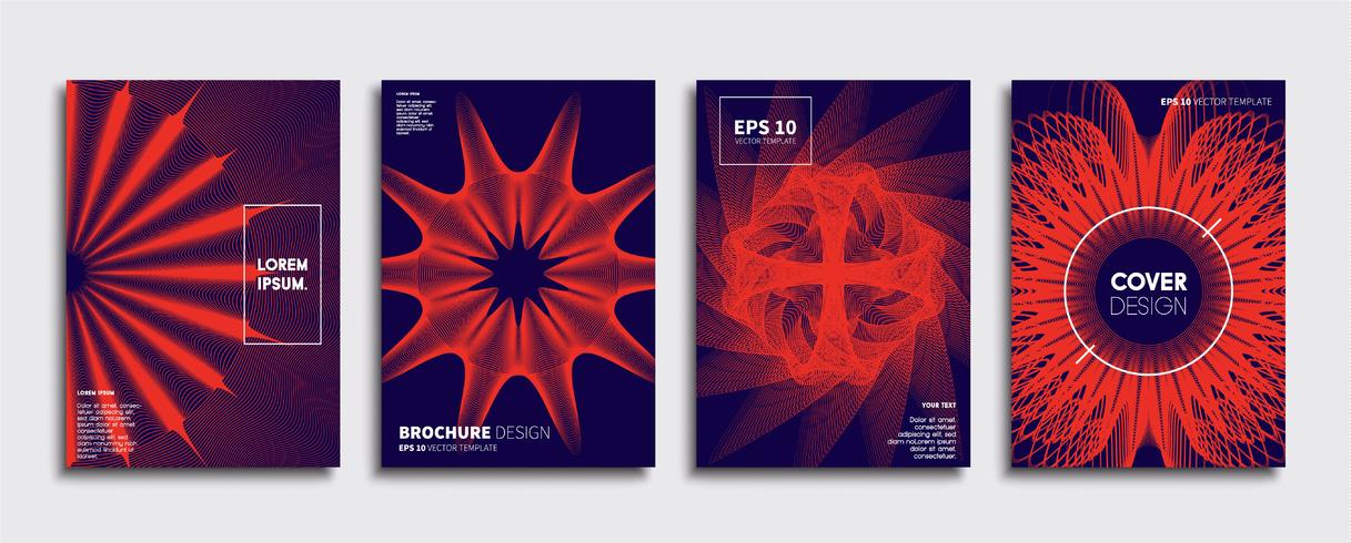 Minimal Vector cover designs. Future Poster template.