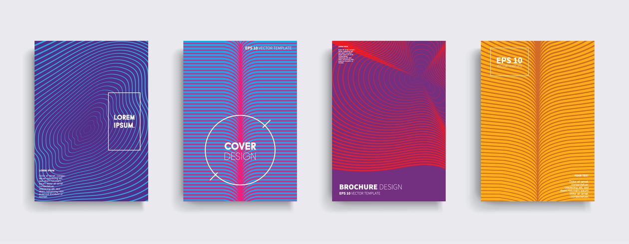 Minimal Vector cover designs. Future Poster template.