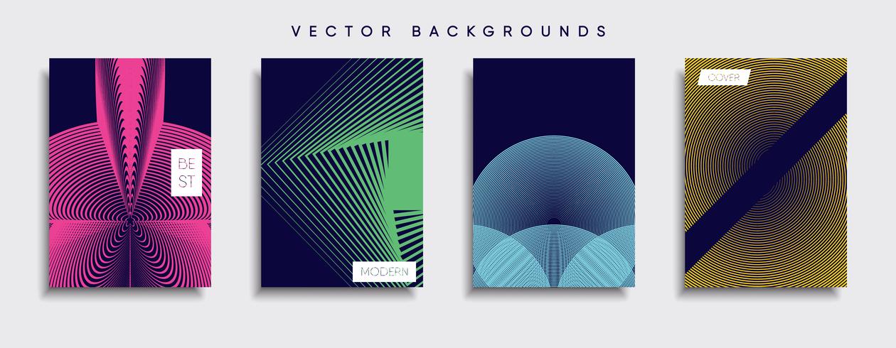 Minimal Vector cover designs. Future Poster template.