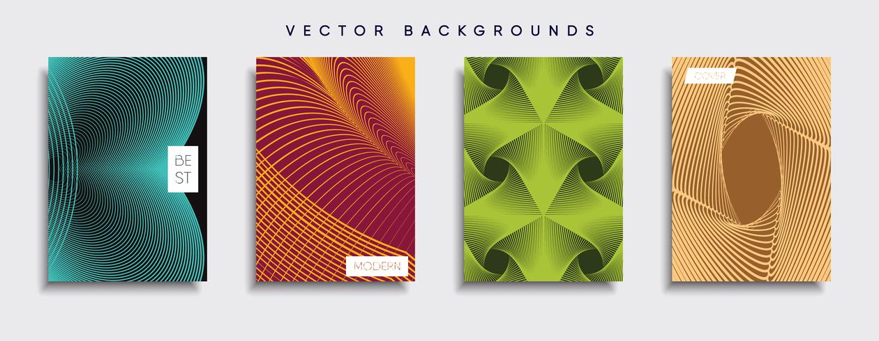 Minimal Vector cover designs. Future Poster template.