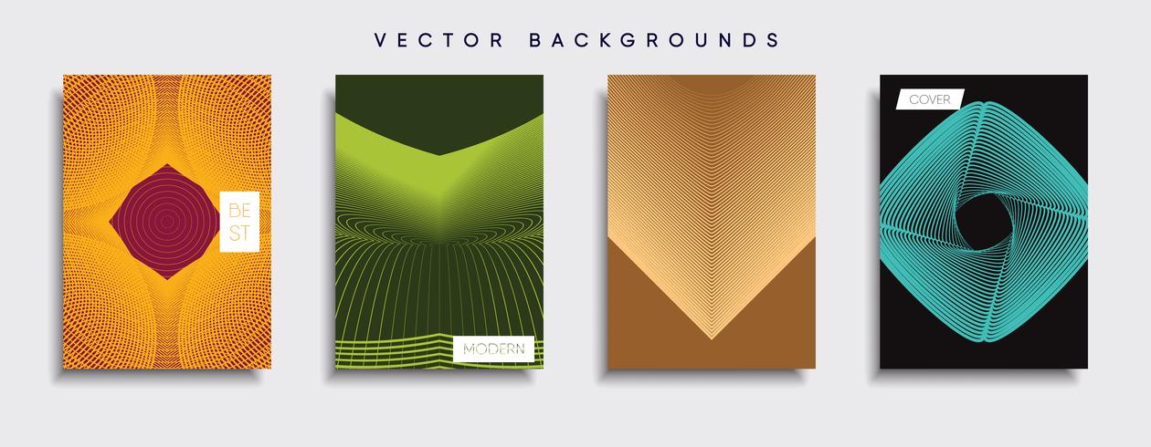 Minimal Vector cover designs. Future Poster template.