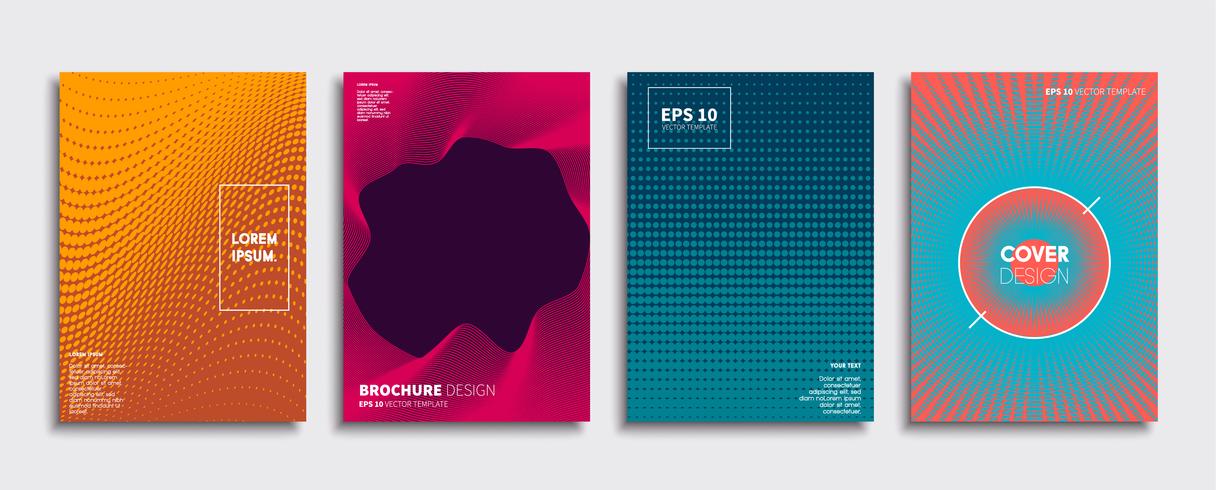 Minimal Vector cover designs. Future Poster template.