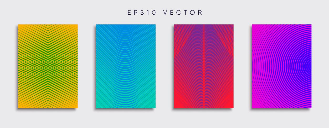 Minimal Vector cover designs. Future Poster template.