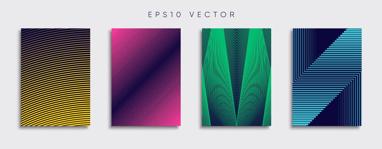 Minimal Vector cover designs. Future Poster template.