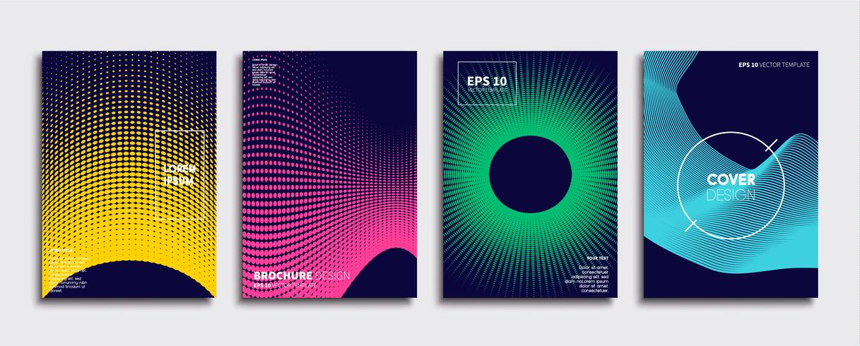 Minimal Vector cover designs. Future Poster template.