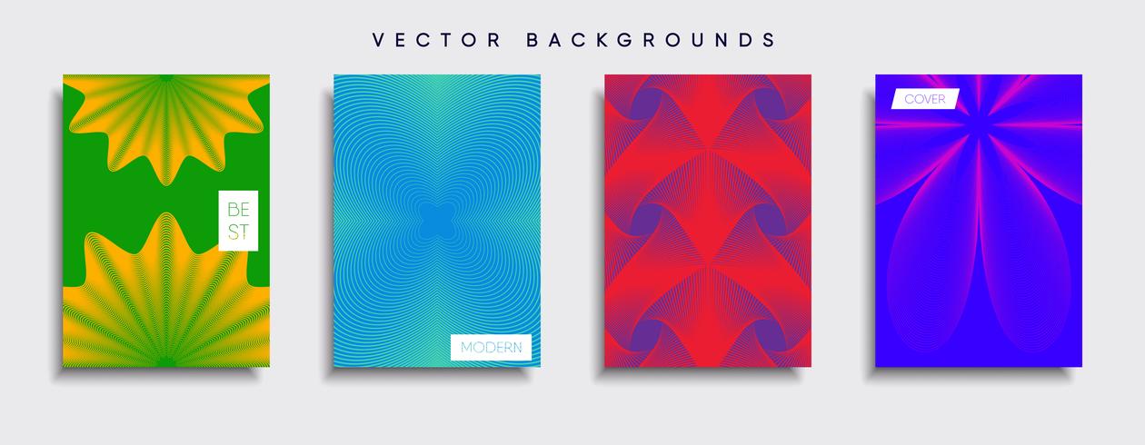 Minimal Vector cover designs. Future Poster template.