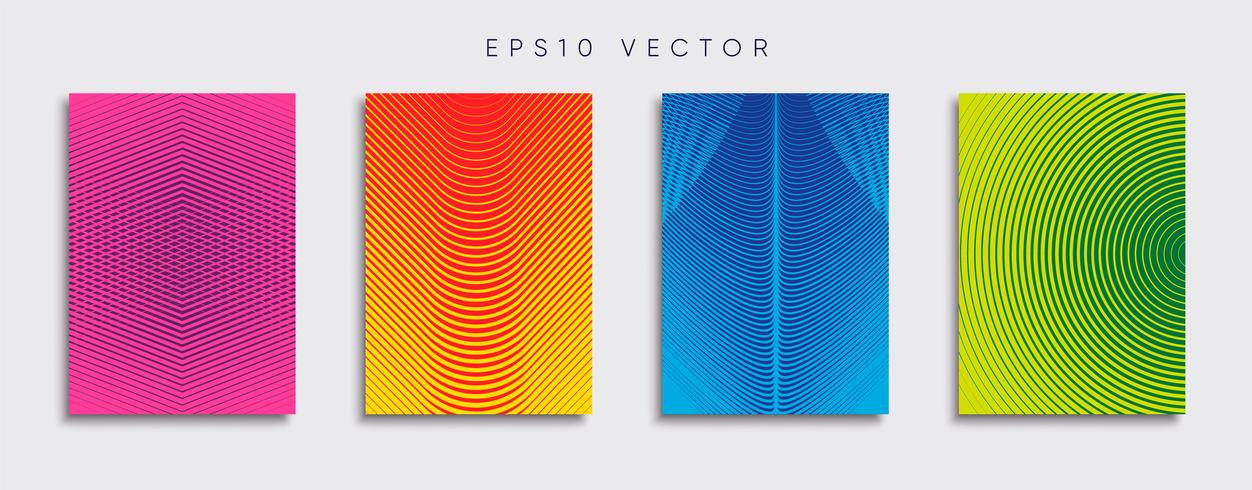 Minimal Vector cover designs. Future Poster template.