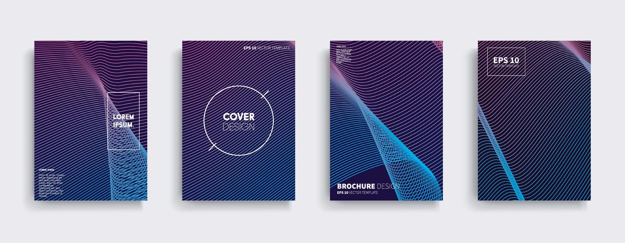 Minimal Vector cover designs. Future Poster template.