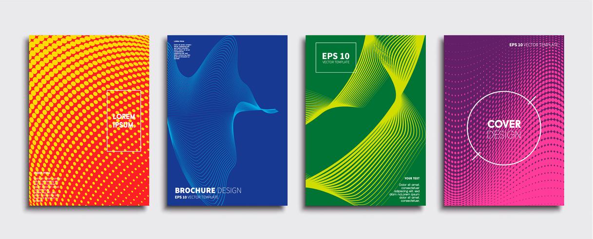 Minimal Vector cover designs. Future Poster template.