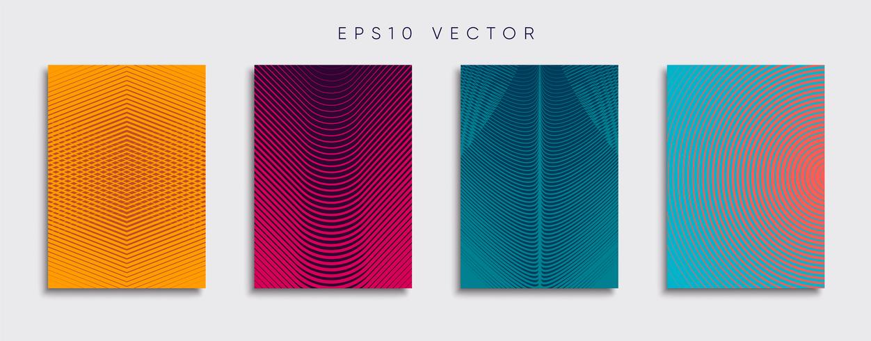 Minimal Vector cover designs. Future Poster template.