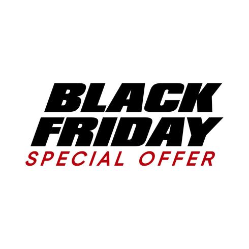 Black Friday sale vector illustration