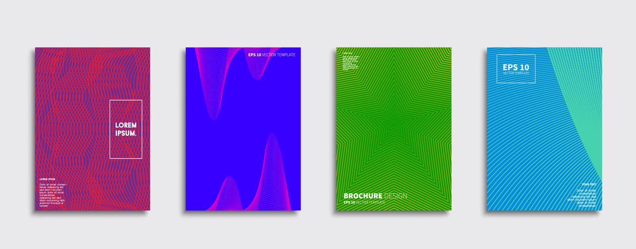 Minimal Vector cover designs. Future Poster template.