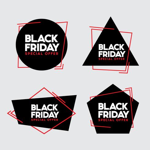 Black Friday sale vector illustration