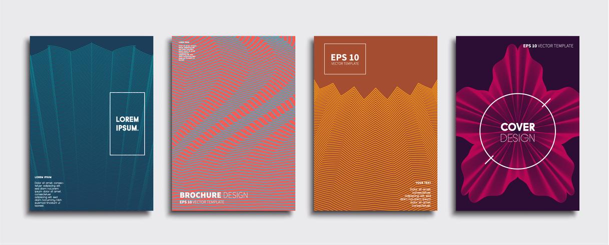 Minimal Vector cover designs. Future Poster template 282693 Vector Art ...