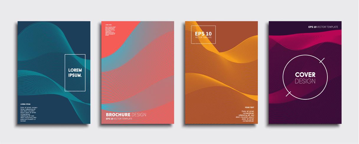 Minimal Vector cover designs. Future Poster template