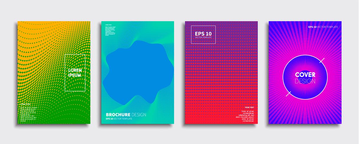 Minimal Vector cover designs. Future Poster template.