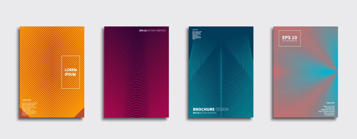 Minimal Vector cover designs. Future Poster template.