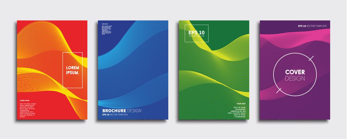 Minimal Vector cover designs. Future Poster template