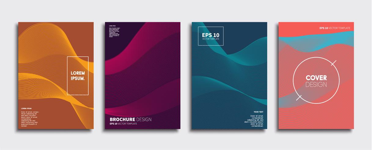 Minimal Vector cover designs. Future Poster template