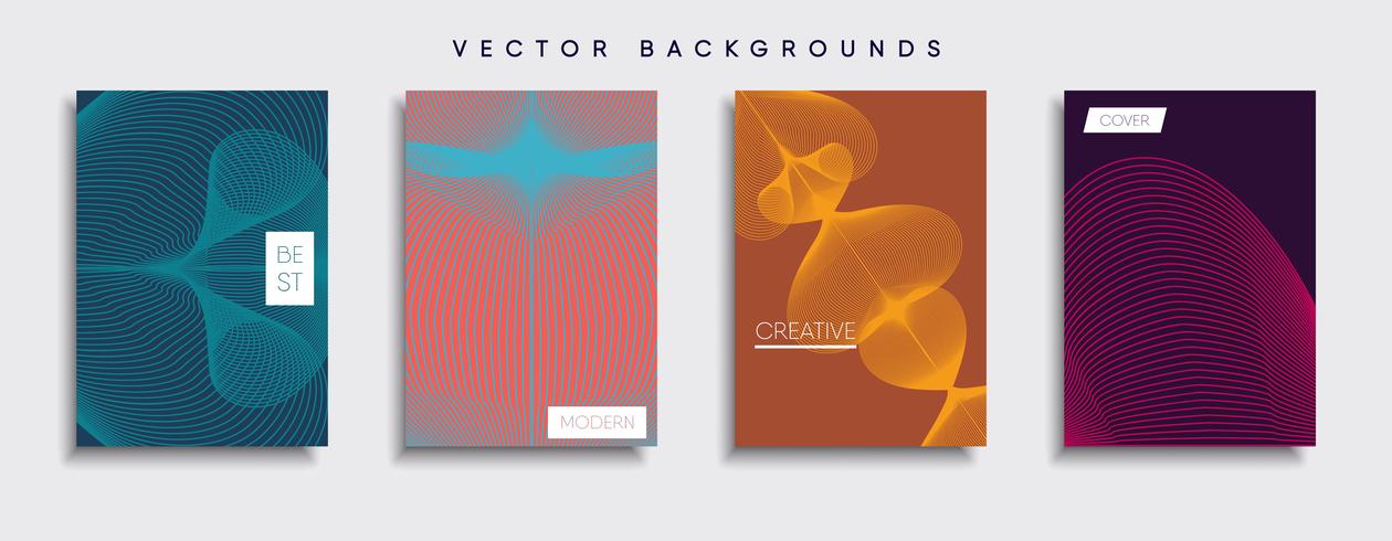 Minimal Vector cover designs. Future Poster template