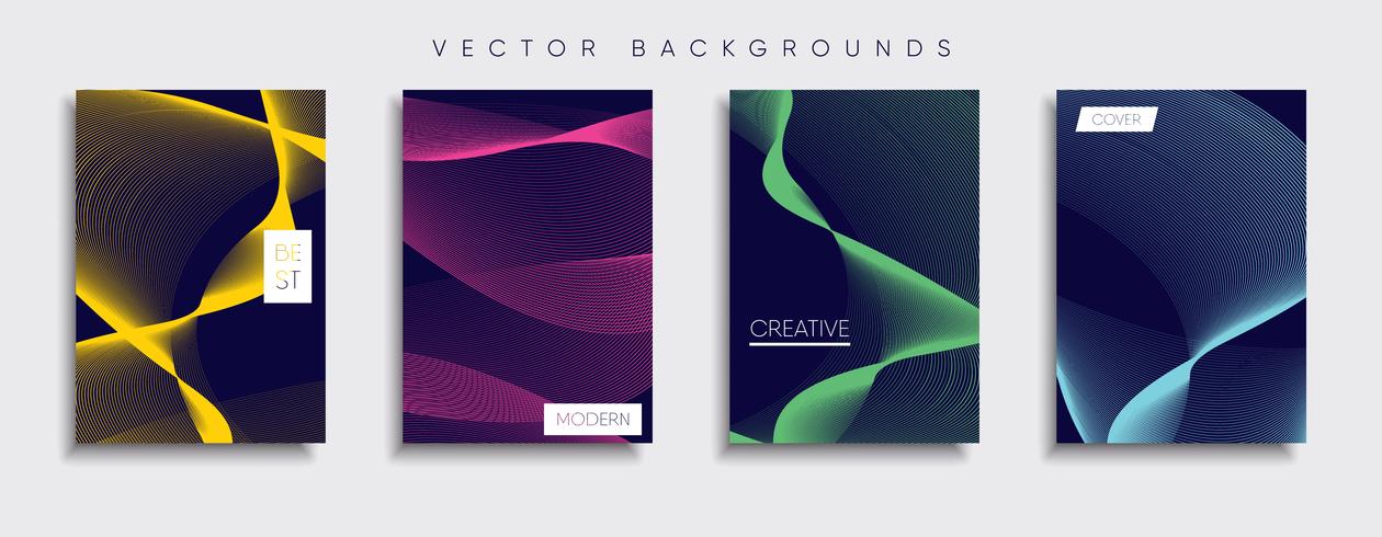 Minimal Vector cover designs. Future Poster template