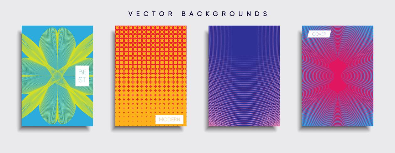 Minimal Vector cover designs. Future Poster template